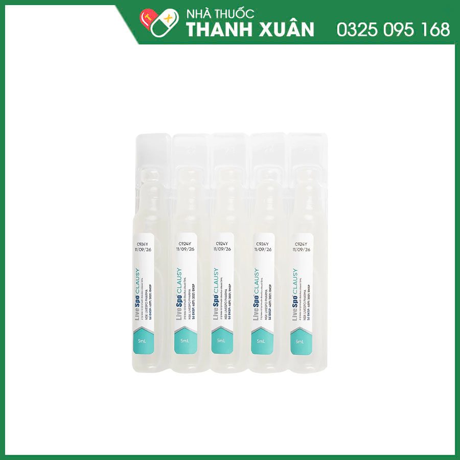 LiveSpo Clausy giúp bổ sung lợi khuẩn, bảo vệ hệ vi sinh đường ruột và giảm các triệu chứng rối loạn tiêu hóa